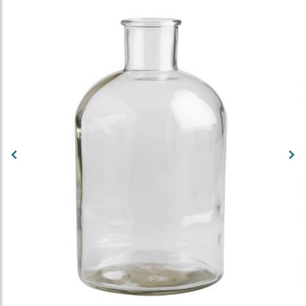Large glass vase